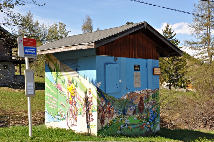 Fresque - Route du col du Mollard - Albiez-Montrond