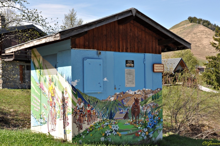 Fresque - Route du col du Mollard - Albiez-Montrond