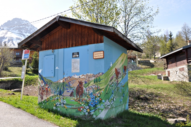 Fresque - Route du col du Mollard - Albiez-Montrond