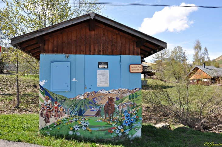 Fresque - Route du col du Mollard - Albiez-Montrond