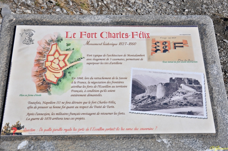 Fort Charles Felix 1820-1827 - Aussois