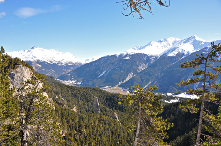 Vallée de la Haute Maurienne depuis le belvédère - Aussois