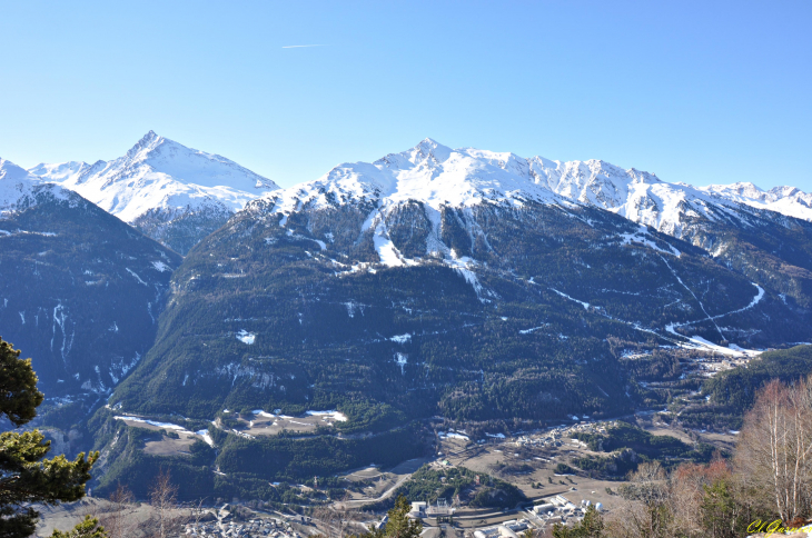 Vallée de la Maurienne depuis Courberon - Télégraphe Chappe - Avrieux