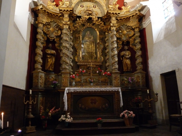 Retable de la chapelle de Notre-Dame de Tout Pouvoir - Bozel