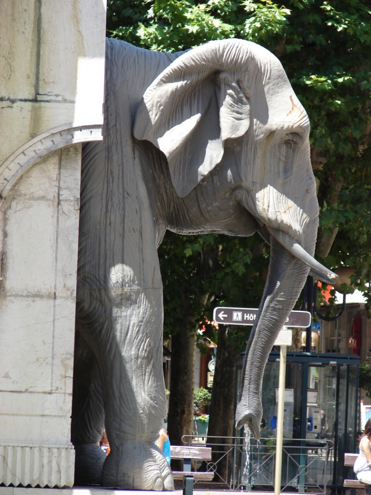 La Fontaine aux Eléphants - Chambéry