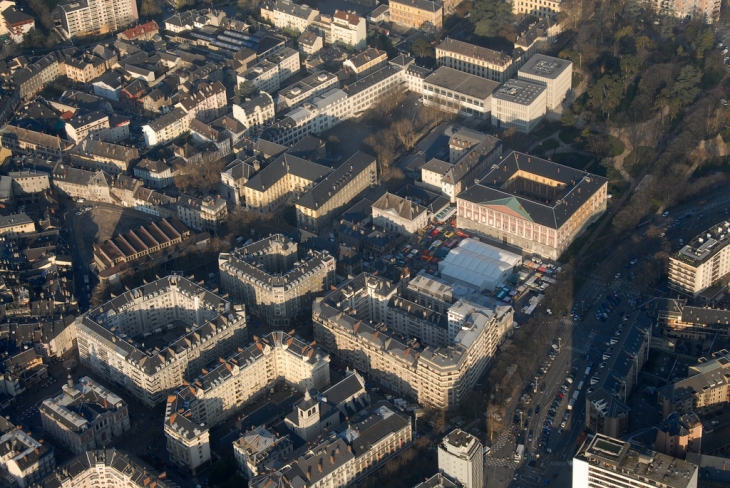 Chambéry, vue aérienne