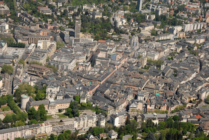 Chambéry, vue aérienne