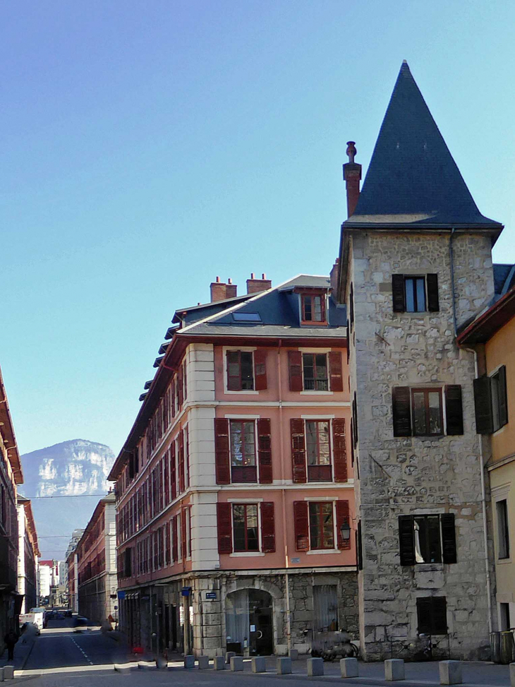 La rue de Boigne - Chambéry