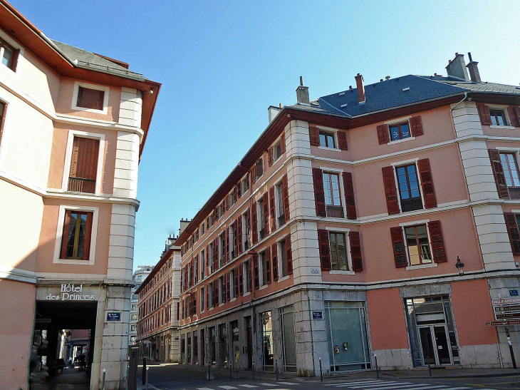 La rue de Boigne - Chambéry