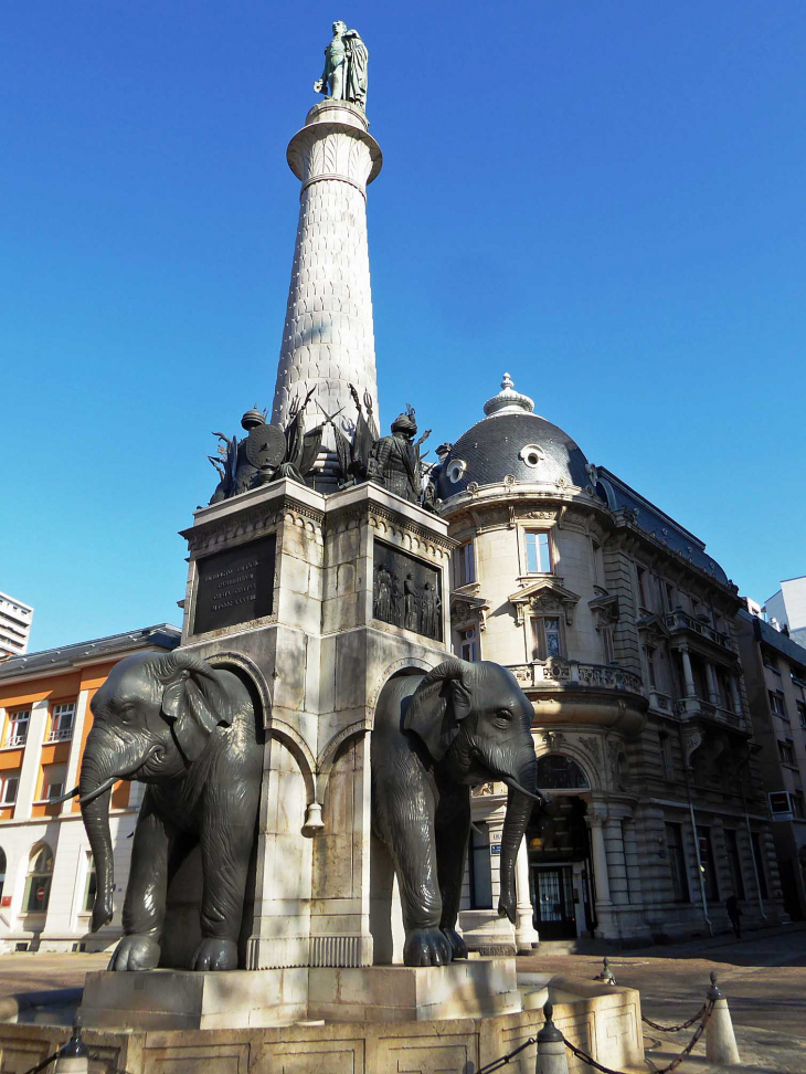 La fontaine des éléphants - Chambéry