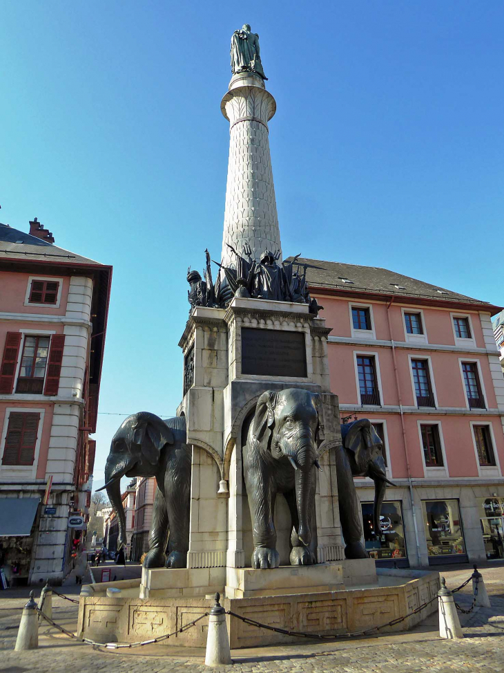 La fontaine des éléphants - Chambéry