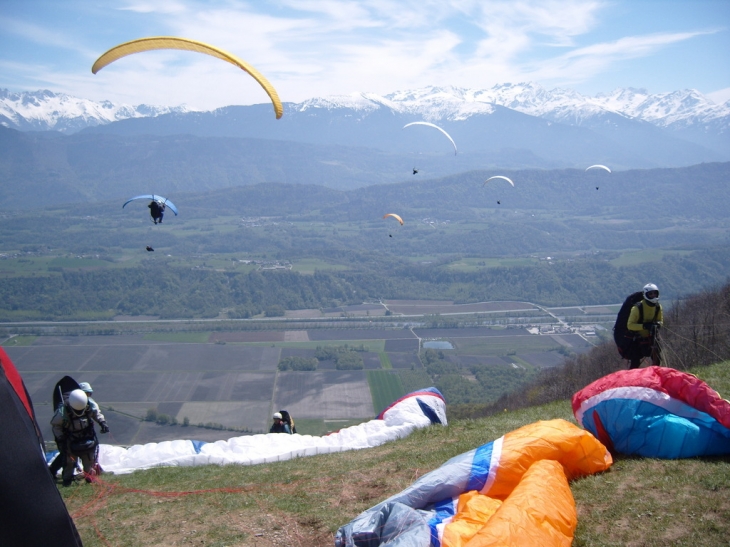 Décollage du site des indiens - Chamoux-sur-Gelon