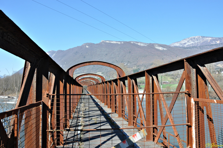 Pont Victor-Emmanuel ou pont des Anglais - 1856 - Cruet