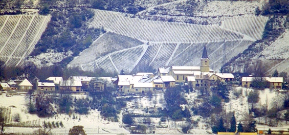 Le village en Hiver - Francin