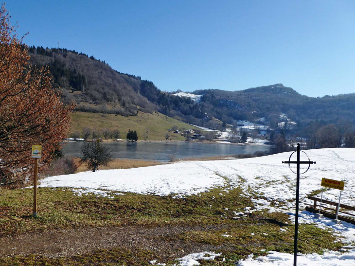 Le lac gelé - La Thuile