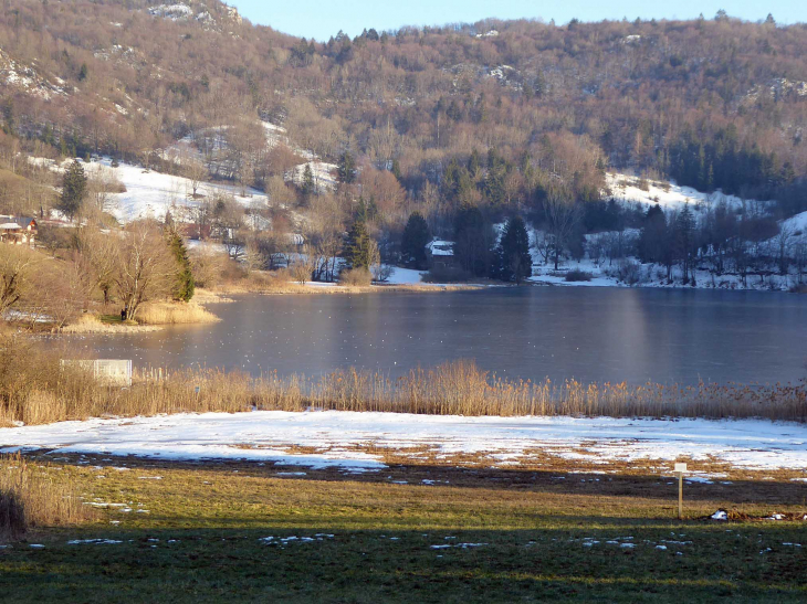 Le lac gelé - La Thuile