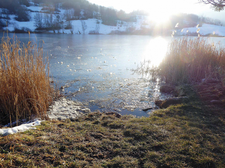 Le lac gelé - La Thuile