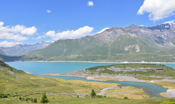 Rive droite - Lac du Mont-Cenis - Lanslebourg-Mont-Cenis