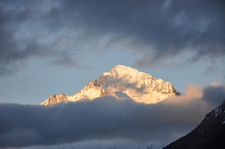 La Dent Parrachée depuis Lanslebourg - Lanslebourg-Mont-Cenis