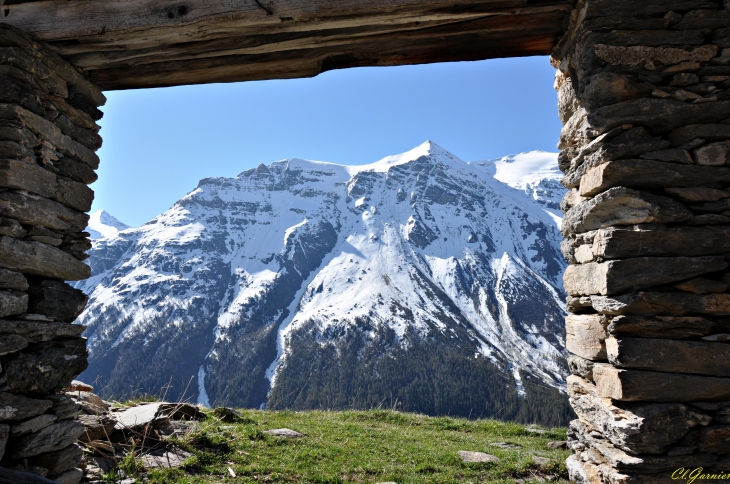 Glacier de L'Arcelle - Pointe de Ronce depuis le Mollard - Lanslevillard