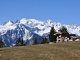 Pierre Brune - L'Orgère - En arriere plan le Massif du Thabor