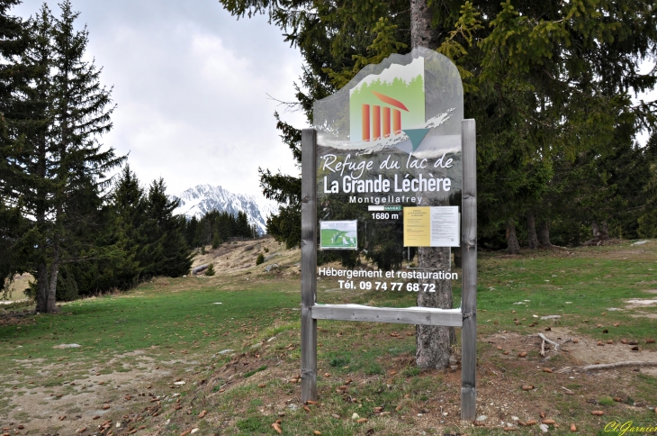 Parking des Cohendets ( Barrière ) - Route de la Gde Léchère - Montgellafrey