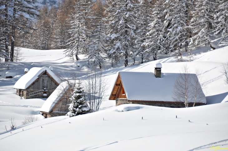 Dernières chutes de neige - Hameau de la Plagne - Albanne - Montricher-Albanne