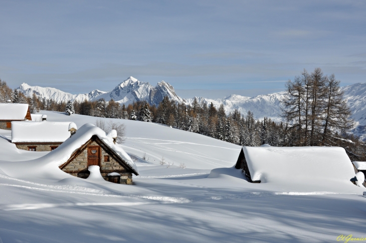 Dernières chutes de neige - Hameau de la Plagne - Albanne - Montricher-Albanne