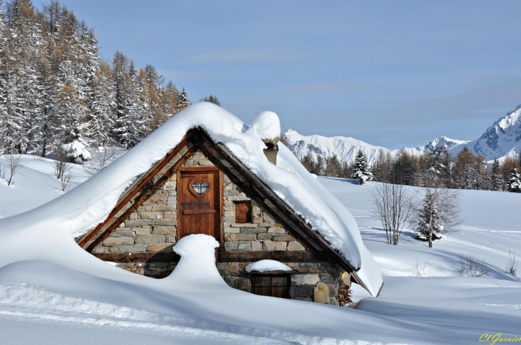 Dernières chutes de neige - Hameau de la Plagne - Albanne - Montricher-Albanne