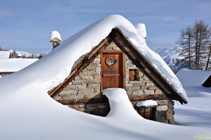 Dernières chutes de neige - Hameau de la Plagne - Albanne - Montricher-Albanne