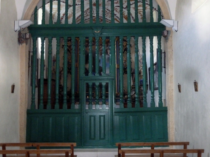 NANCROIX : dans la chapelle Sainte Marie Madeleine  - Peisey-Nancroix