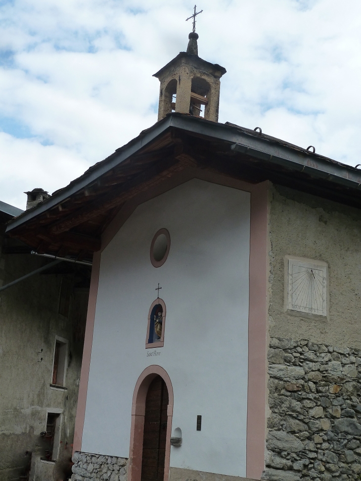 LE VILLARET : chapelle Saint Pierre - Peisey-Nancroix