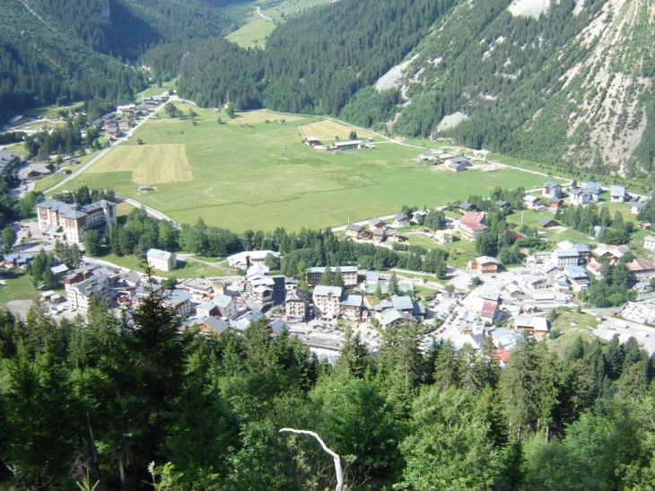 Le village et le plan - Pralognan-la-Vanoise