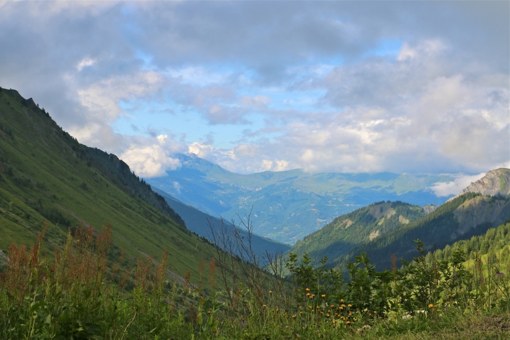 En montant au Col du Glandon. - Saint-Colomban-des-Villards