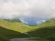 Du Col du Glandon, vue sur le Col de la Croix de Fer.