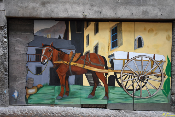 Trompe l'œil - Rue St Antoine - Saint-Jean-de-Maurienne