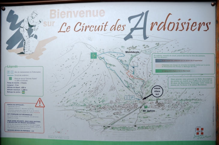 Circuit des Ardoisiers - Saint-Julien-Mont-Denis