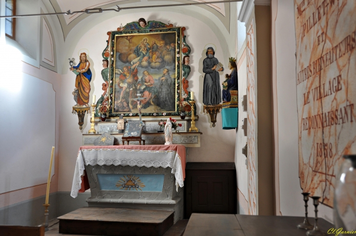 Interieur - Chapelle Saint Benoît  - Les Grandes Seignères - Saint-Martin-d'Arc