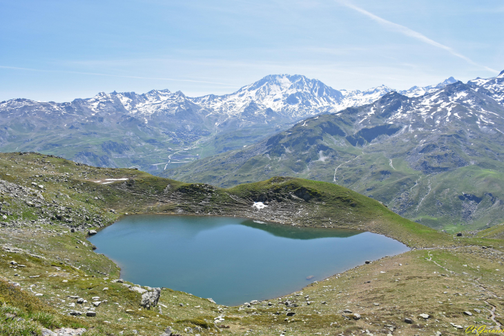 Lac grand Montfiot - Pointe de la Masse - Saint-Martin-de-Belleville