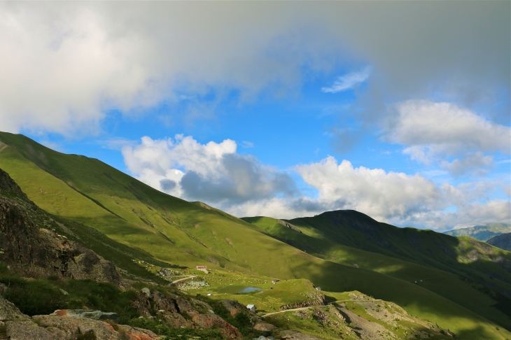 Vue du Col de la Croix de Fer. - Saint-Sorlin-d'Arves