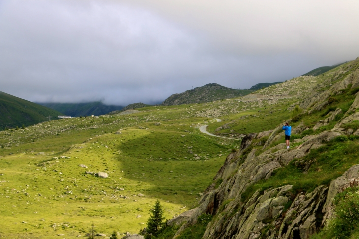 Vue du Col de la Croix de Fer. - Saint-Sorlin-d'Arves