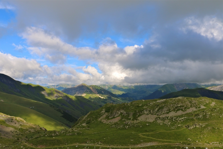 Vue du Col de la Croix de Fer. - Saint-Sorlin-d'Arves