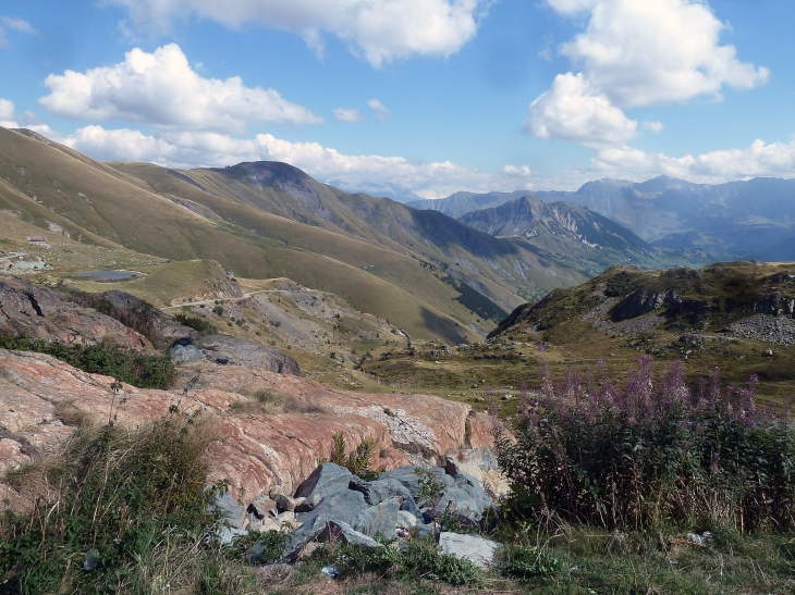 Col de la croix de fer : vue sur la vallée de l'Arvan - Saint-Sorlin-d'Arves