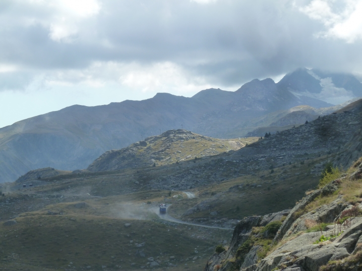 Col de la croix de fer : vue sur le glacier de Sorlin - Saint-Sorlin-d'Arves