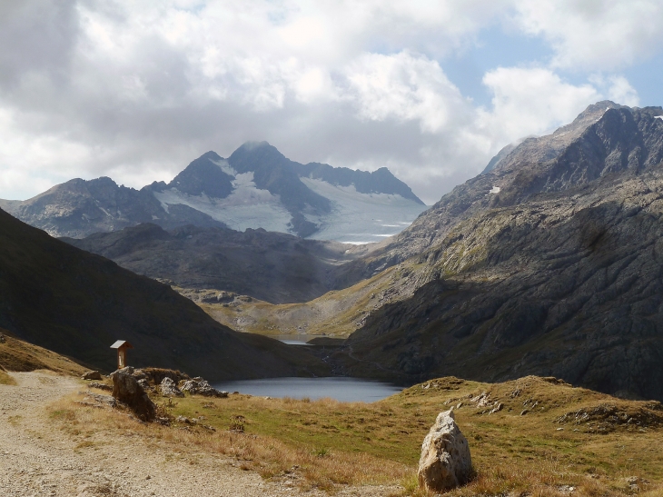 Randonnée vers le glacier de Sorlin : les lacs et le glacier - Saint-Sorlin-d'Arves