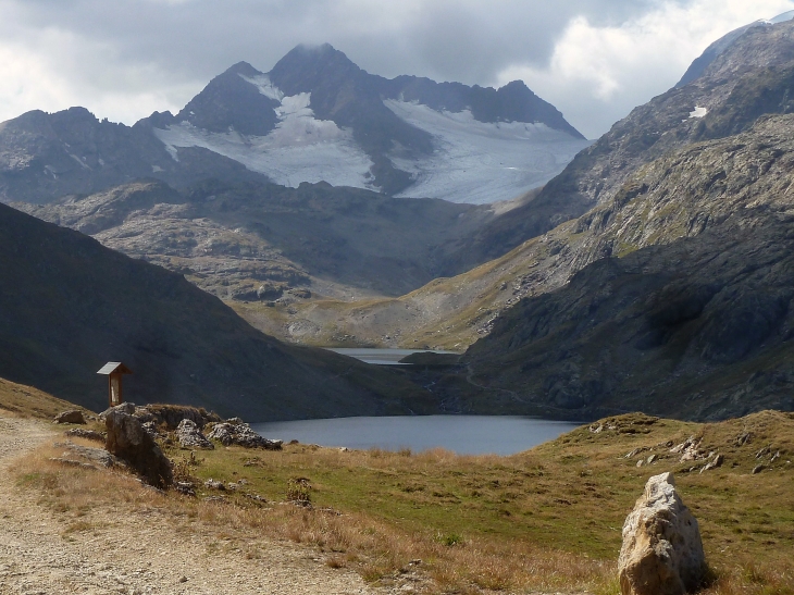 Randonnée vers le glacier de Sorlin : les lacs et le glacier - Saint-Sorlin-d'Arves