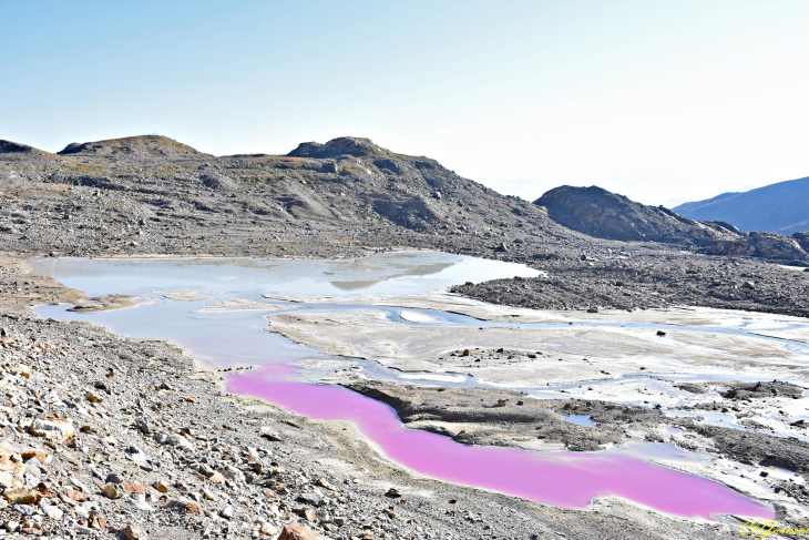 Fluorescéine - Pied du glacier de Saint Sorlin - Saint-Sorlin-d'Arves