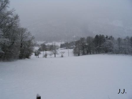 Campagne enneigée - Saint-Thibaud-de-Couz