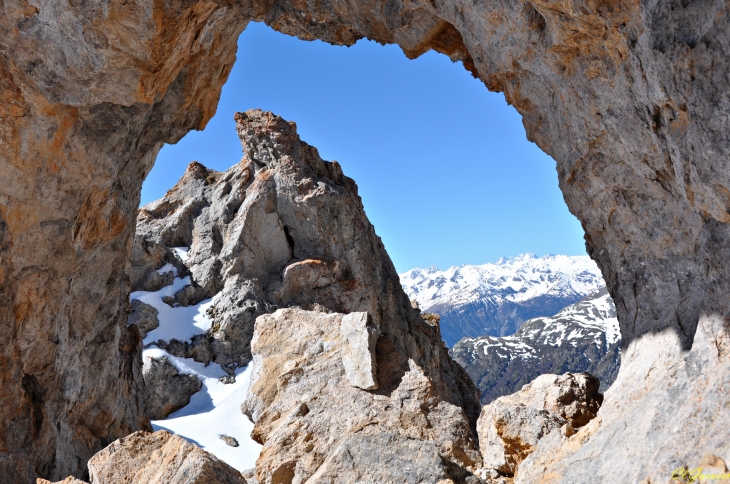 Roc des Corneilles - Trou de la Lune - Sollières-Sardières