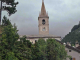 vue sur le clocher de l'église